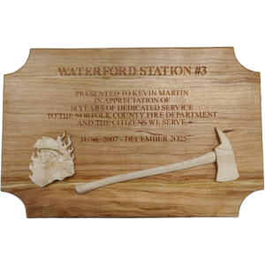 retirement plaque