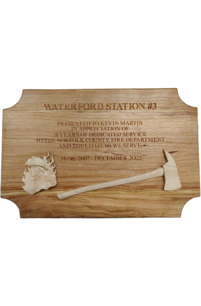 retirement plaque