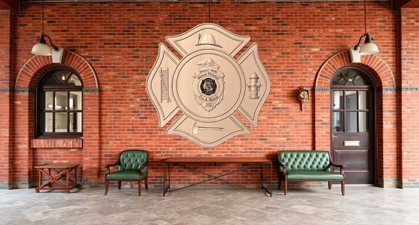 mounted plaque